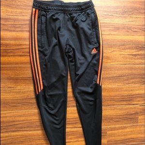 Adidas zip bottom pants